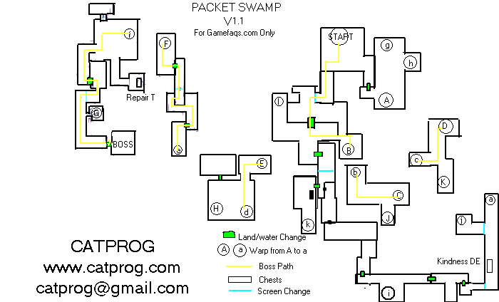 Packet Swamp map v1.1 by Catprog