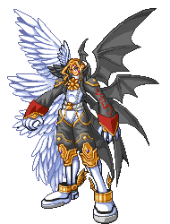 Lucemon FM's sprite from Digimon World DS
